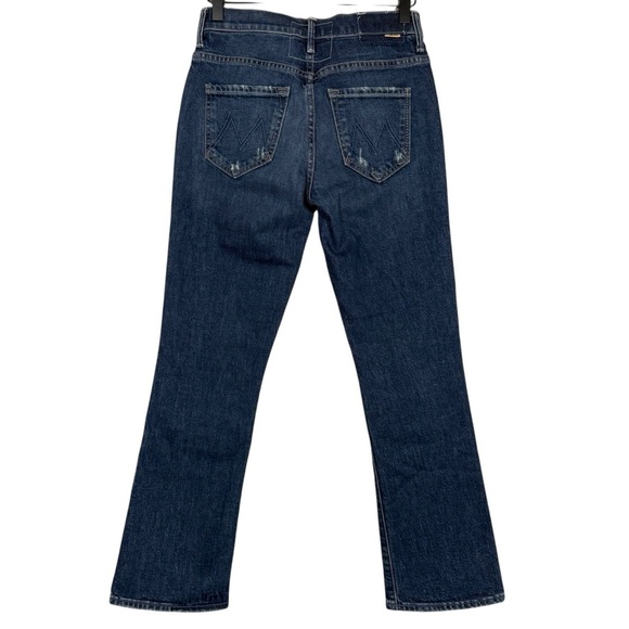 Mother Superior Size 25 The Insider Ankle Jeans in Mile High Bootcut Dark Wash - Picture 4 of 10